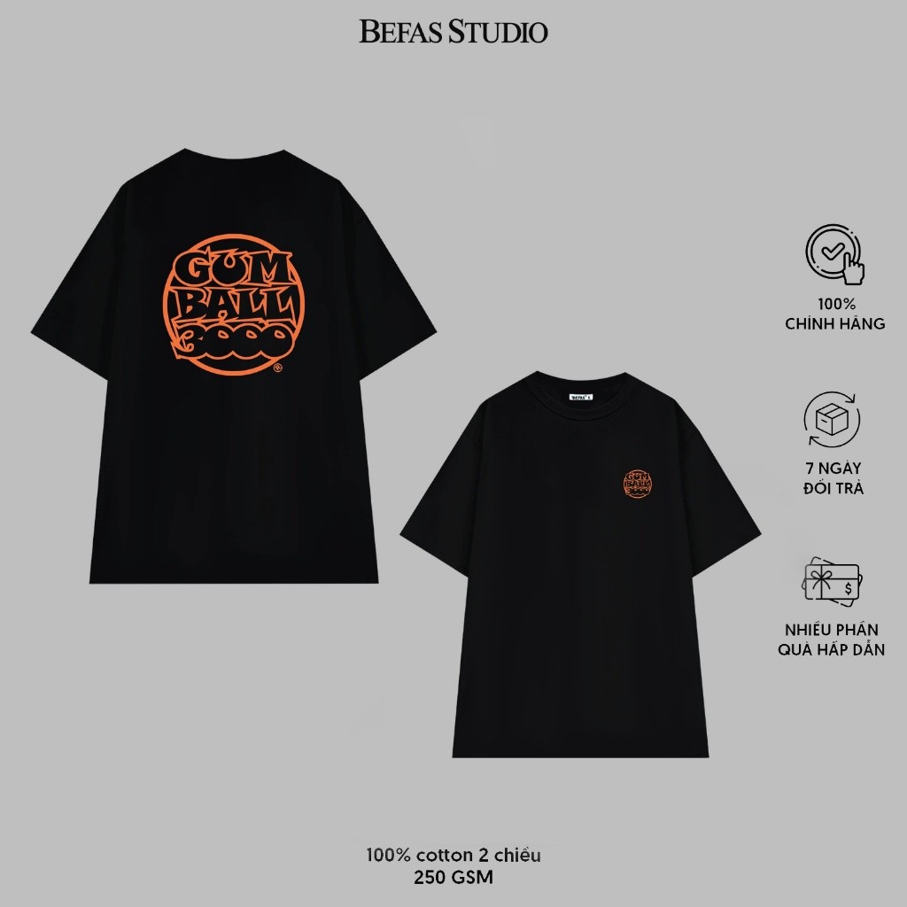 Áo thun tay lỡ Gumball3000 -  Gumball 3000 - OG T-Shirt Fullbox Unisex 100% cotton, oversize form rộ