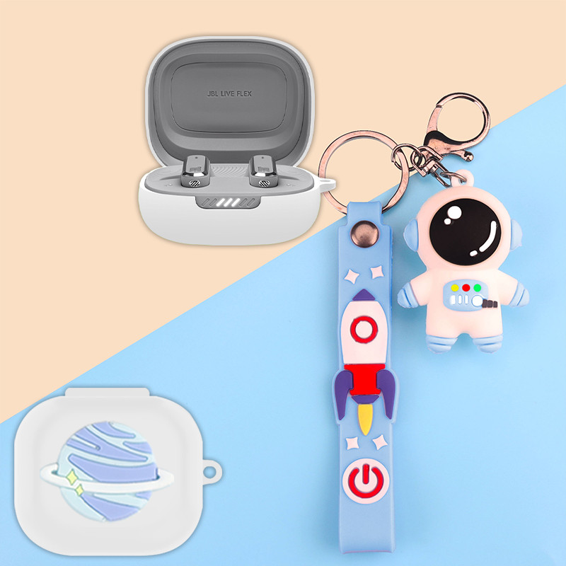 Thích hợp cho Vỏ tai nghe JBL LIVE FLEX Mới jbl live flex Vỏ bảo vệ sáng tạo Đơn giản Hoạt hình độc 