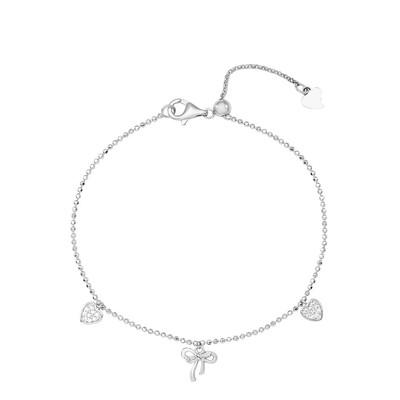 Lắc tay Bạc đính đá PNJSilver XMXMW060393
