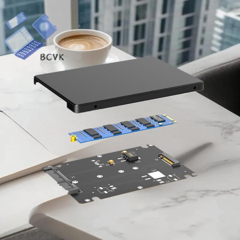[BCVK] 1 Bộ 2 trong 1 MSATA M.2 NGFF sang SATA USB Riser Card M.2 NGFF sang SATA Adapter MSATA sang 
