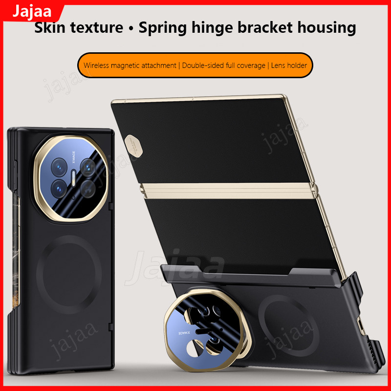 Ốp lưng cứng mờ thân thiện với da cho Huawei Mate XT Ultimate 5G Vỏ bảo vệ bản lề lò xo từ tính cho 