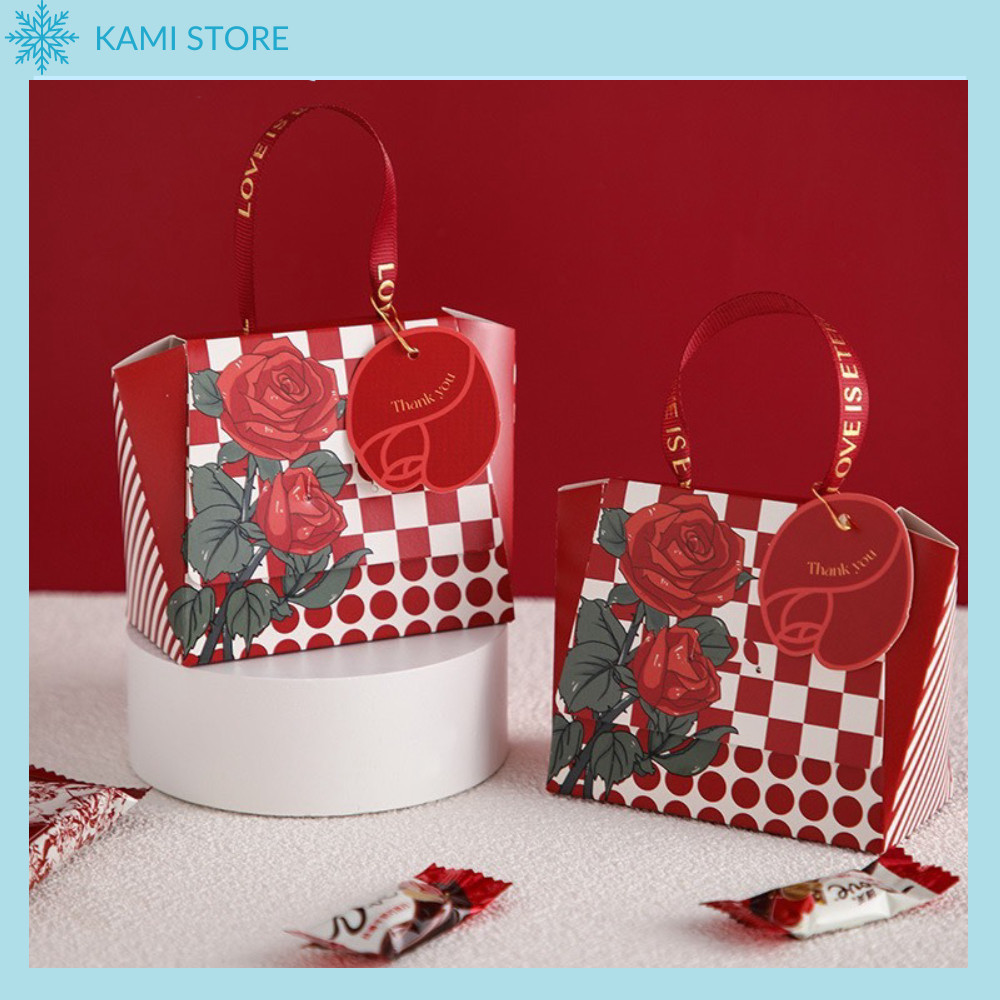 Hộp giấy đựng quà Love Eternal Box Kt 10x9x5cm BiBi Store