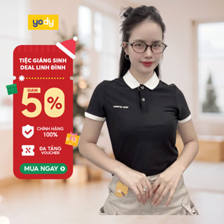  Áo Polo Nữ YODY Thể Thao Phối Sườn WAPO25A492 