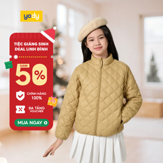    Áo khoác phao trẻ em trần trám YODY mềm mại siêu nhẹ siêu ấm PHK7003 