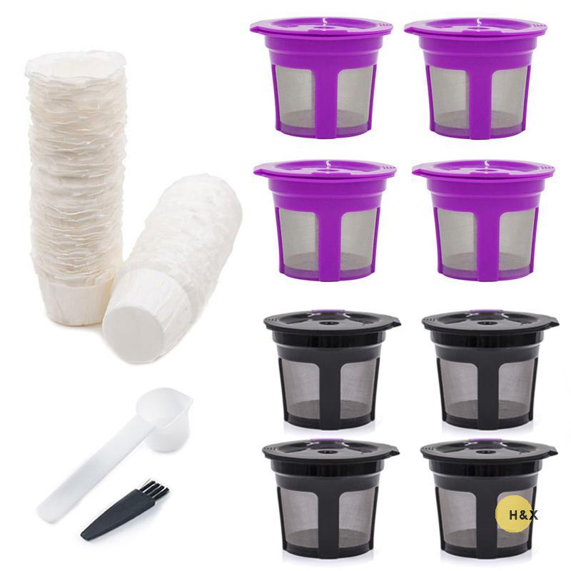 H & X Giấy dùng một lần Giấy lọc cà phê cho Keurig Cốc K tái sử dụng cho máy pha cà phê Keurig Bộ lọ