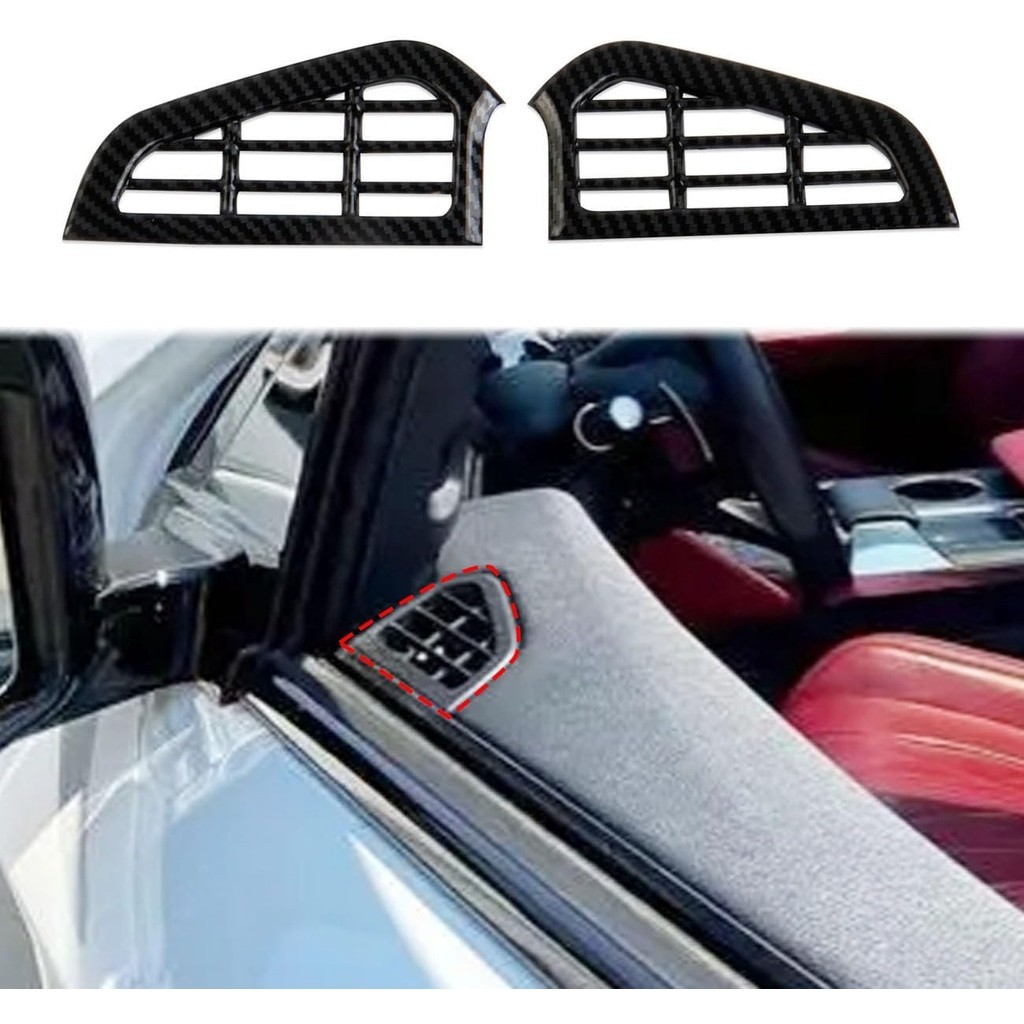 Crosselec Sợi Carbon Bên Trong Cửa Thông Khí Bảng Điều Khiển Bao Viền Phụ Kiện Cho 2022-2025 Acura M