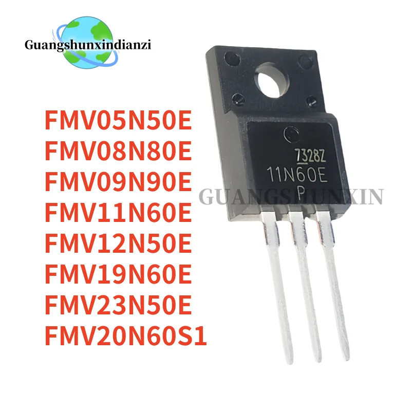 10 Chiếc Mới FMV 20N60S1 12N50E 23N50E 05N50E 19N60E 11N60E 09N90E 08N80E TO-220F MOS FET Còn Hàng J