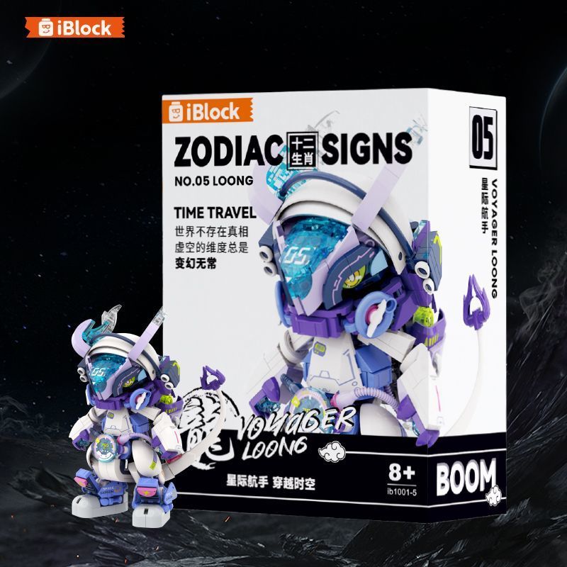 IBlock Cung Hoàng Đạo Bộ Sưu Tập Khối Xây Dựng Hợp Thời Trang Chơi Sáng Tạo Lắp Ráp Khối Xây Dựng Cu