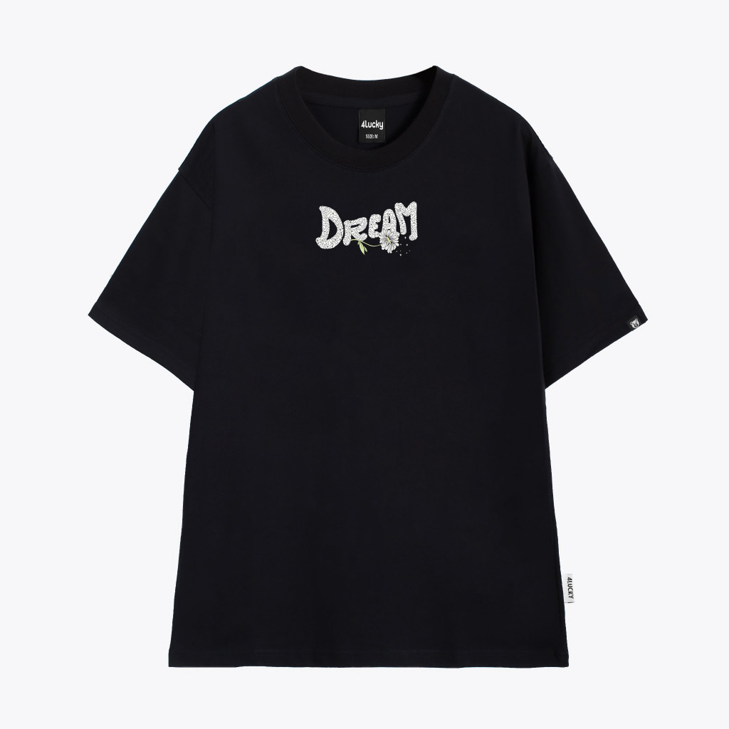 Áo Thun Unisex Nam Nữ 4Lucky 6046 - Form Rộng Oversize Streetwear