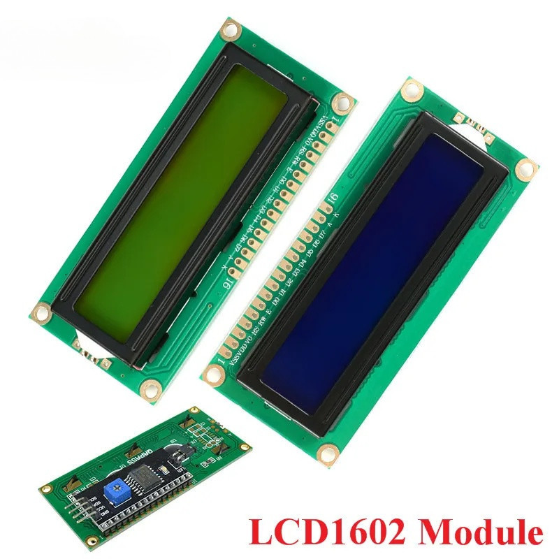 1602 Mô-đun LCD Màn hình xanh vàng-xanh IIC I2C LCD1602 1602A Mô-đun hiển thị 16 * 2 16x2 5V Tấm chu