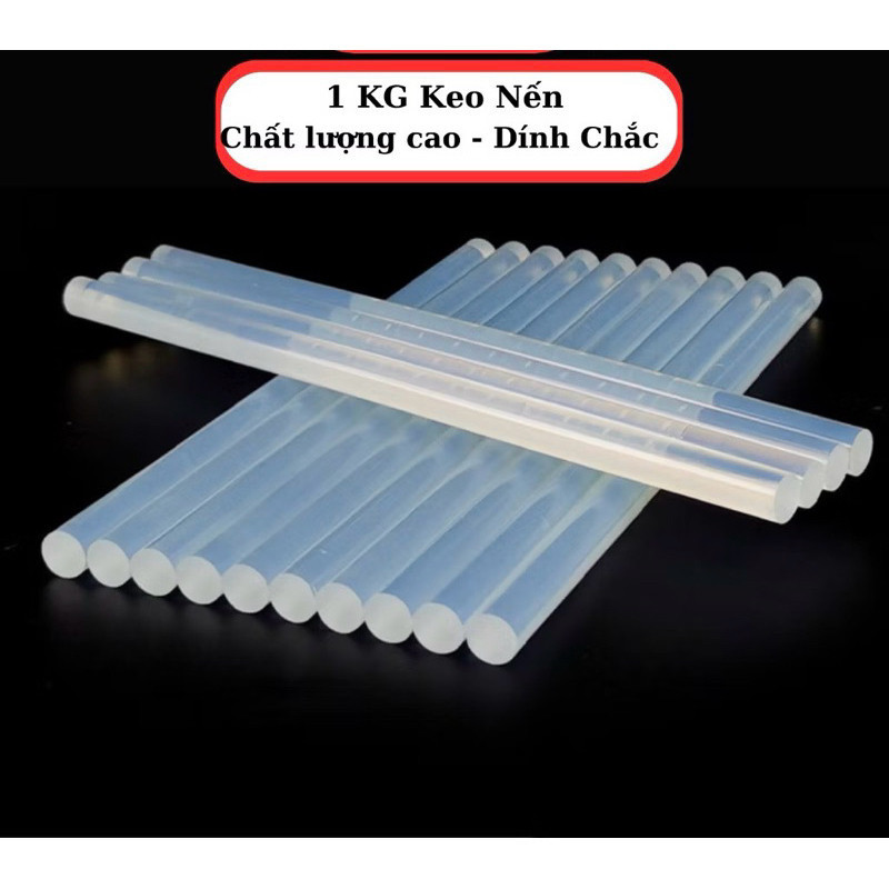 Keo Nến 1kg – Keo Nến Trong Đẹp, Keo Silicon Dán Thủ Công