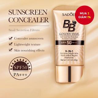  Kem nền dưỡng ẩm chống nắng BB Cream SADOER Vàng ốc sên SPF50+PA+++ 40g 