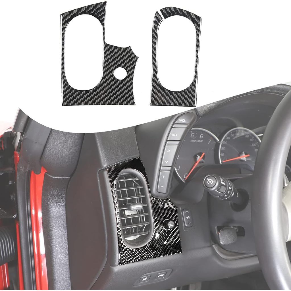 Nhãn dán trang trí nội thất ô tô Lcojicep Tương thích với Corvette C6 Z06 ZR1 2005-2013 Phụ kiện vỏ 