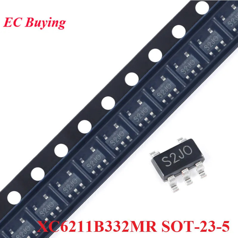 EC buying 10 Cái / lốc XC6211 XC6211B332MR SOT-23-5 XC6211B332 SOT23 3.3V Bộ Điều Chỉnh Tuyến Tính T