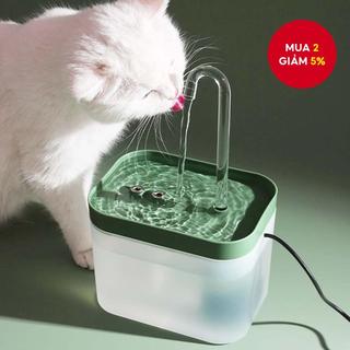  Đài phun nước cao tự động có bộ lọc 3 giai đoạn cho mèo cưng 1,5 lít 