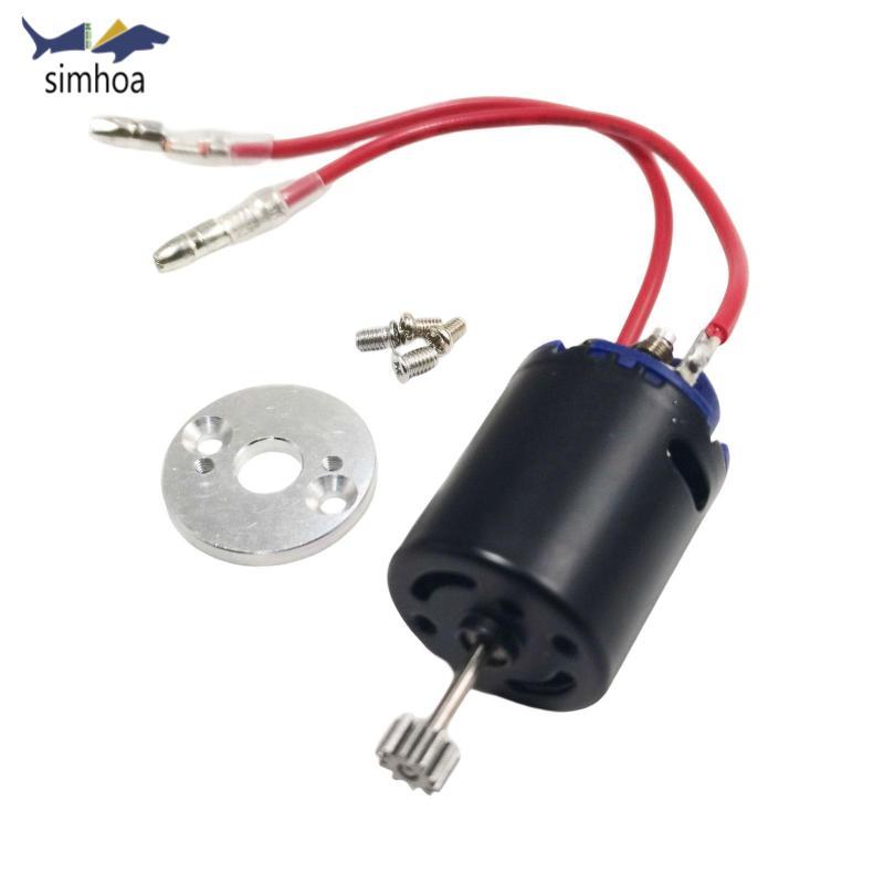 Động cơ ô tô Simhoa RC Brushed 370 Motor có đế đỡ Công suất bánh răng tốc độ cao để điều khiển từ xa