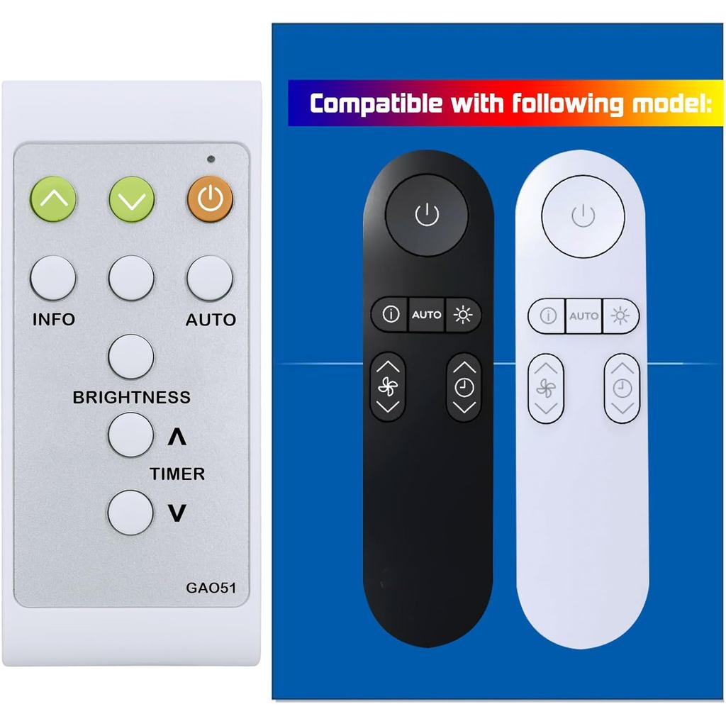 Điều khiển từ xa thay thế cho quạt sưởi Shark AlR PURlFlER HP300 HP301 HP302 HP130 HP132 HP150 HP230