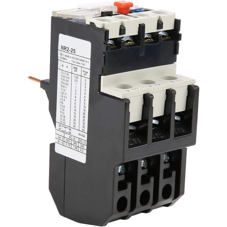 Rơle quá tải nhiệt điện NR2-25 7A-10A 50-60hz