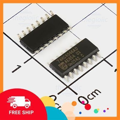 [3 Cái]- 74HC4046AD,653 IC PLL W/VCO 21MHz, 16-SOIC