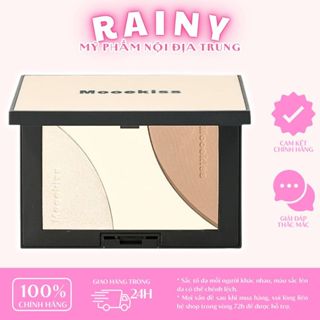   MOOEKISS  Bảng phấn tạo khối 3 ô Mooekiss 9g 16.5g 