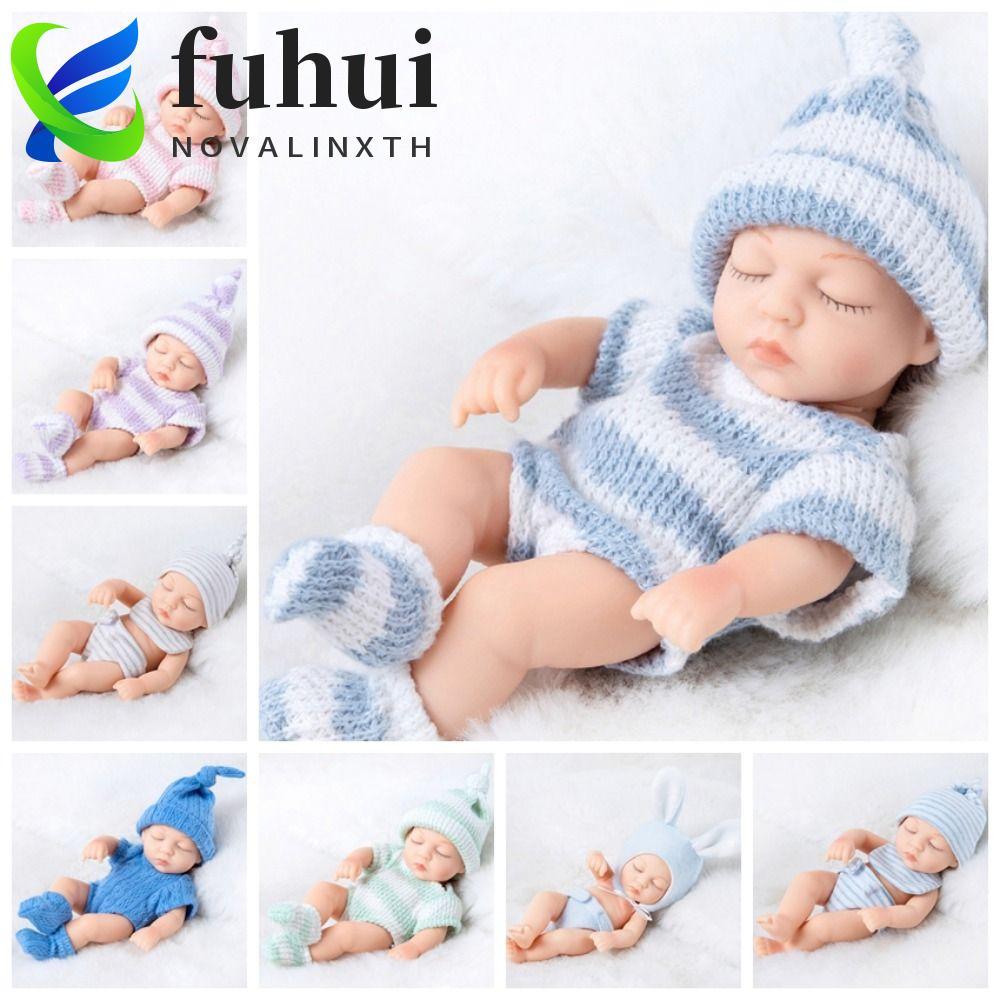Búp bê trẻ em tái sinh FUHUI, Búp bê trẻ mới biết đi cảm ứng mềm mại, Búp bê tái sinh silicon silico