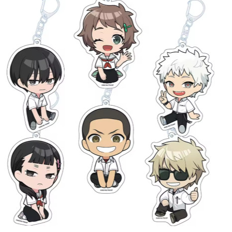 Móc khoá acrylic The Summer Hikaru Died – hàng chính hãng, nhân vật Hikaru & Yoshiki, phụ kiện treo 