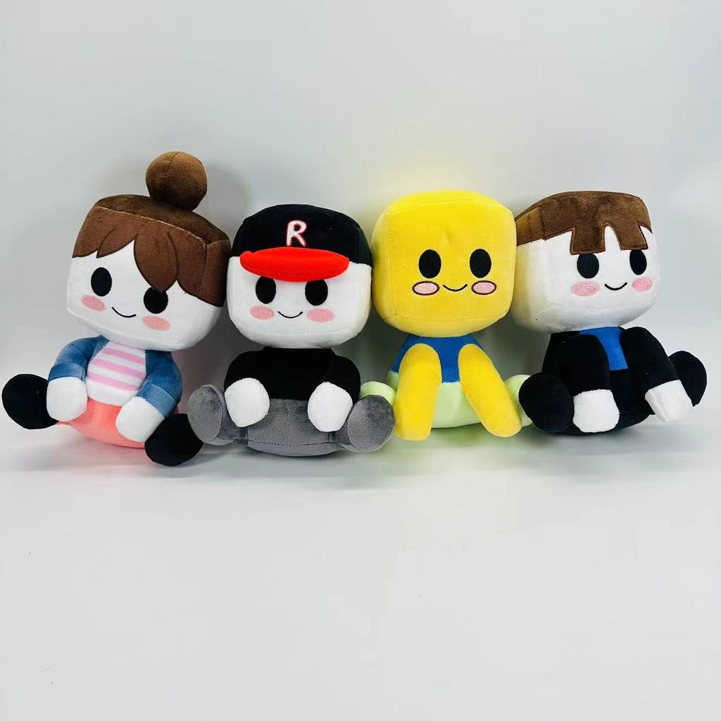 Blox Buddies Plush, 7.8 "Blox Buddies Noob Buddy Plushie Đồ chơi dành cho người hâm mộ và bạn bè Búp