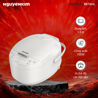  Nồi cơm điện tử Sharp 1.5 lít KS-COM150EV-WH 