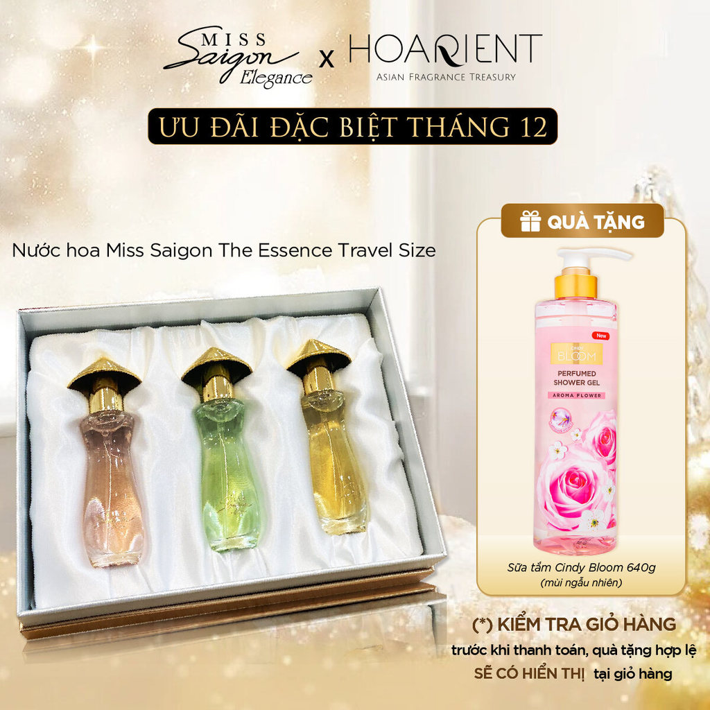  Bộ sưu tập nước hoa Miss Saigon The Essence 15mlx3 chai 