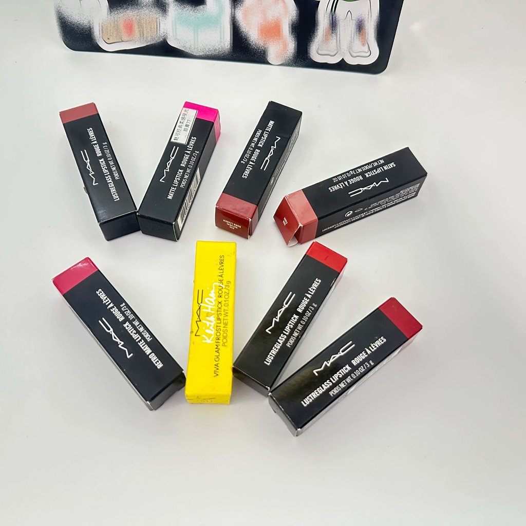 Nhảy Sàn Giá 20-21 Sản Xuất mac Big Bullet Aqua Son Môi Mềm Mờ Lụa Satin 545 808 701 540 557