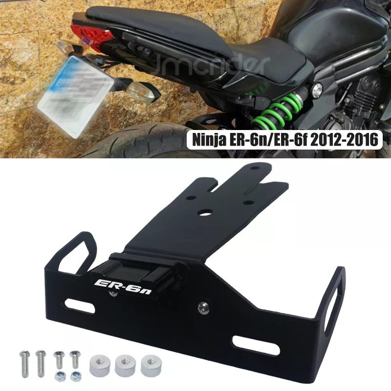 ER-6N Đuôi Xe Máy Tidy Biển Số Giá Đỡ Fender Eliminator Cho Kawasaki ER6-N / ER6-F Ninja 650 / 650R 