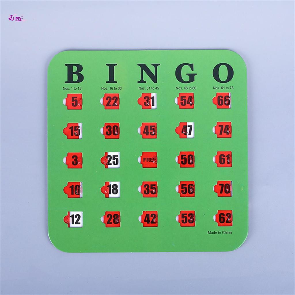 Bộ 5 Thẻ Trò Chơi Bingo 5 Màu Sắc Trò Chơi Thẻ Giáo Dục Vui Nhộn Cho Sự Tập Trung & Khả Năng Tư Duy 