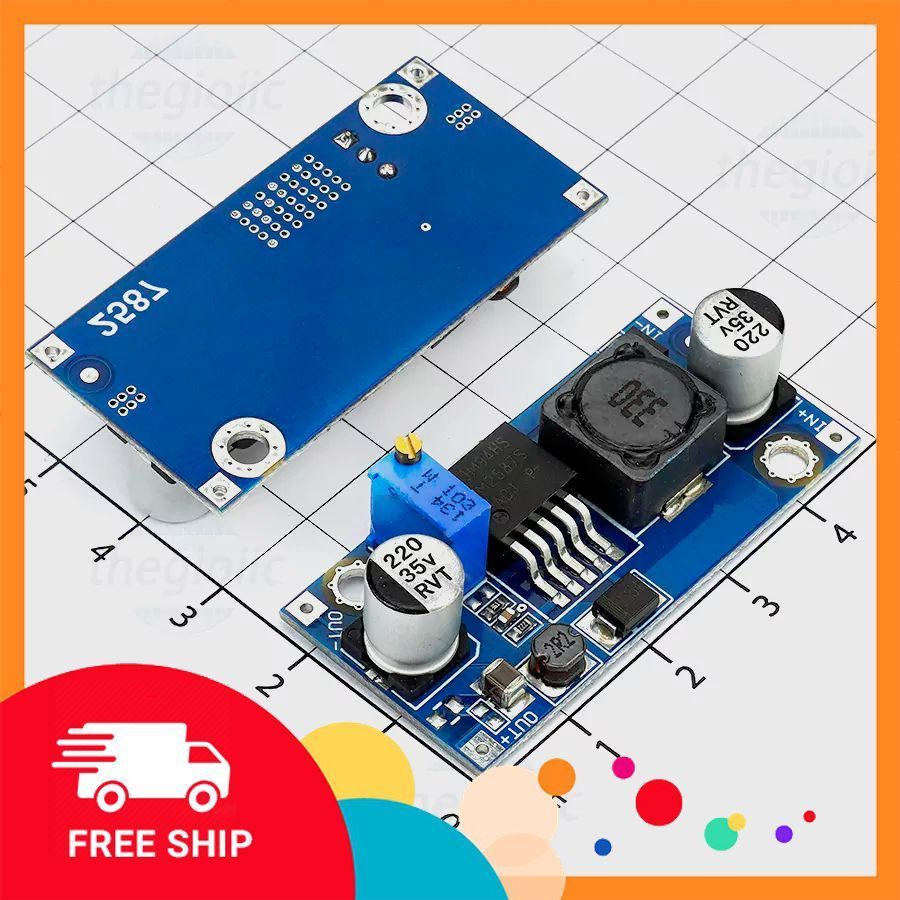 LM2587 Mạch Tăng Áp 5A Xanh Dương Điện Tử Tín Phát