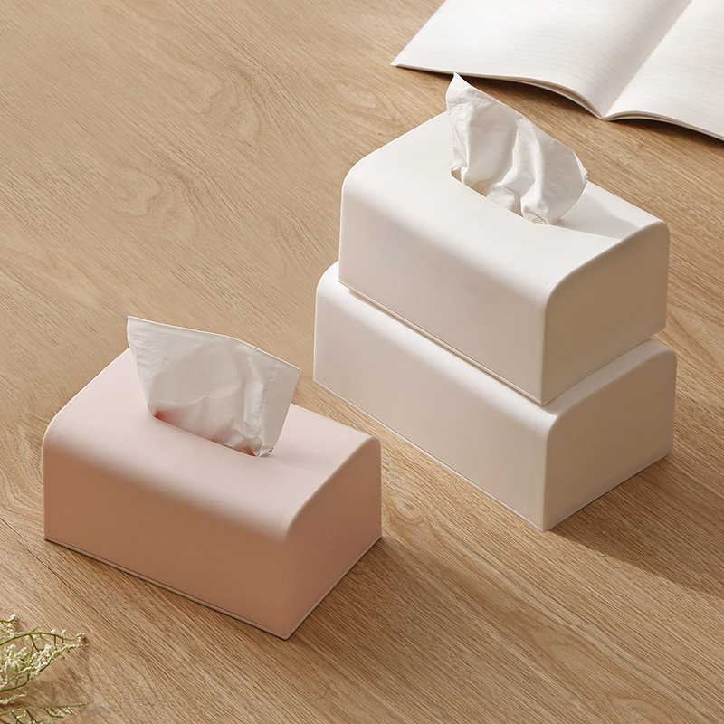 Simple Tissue Box Desktop Storage Box Living Room Tissue Box Dining Table Desk Tissue Storage Box St