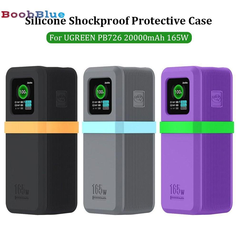 BOOBBLUE Silicone, Bảo vệ chống bụi mềm, Vỏ bảo vệ chống trượt di động chống sốc cho UGREEN PB726 20