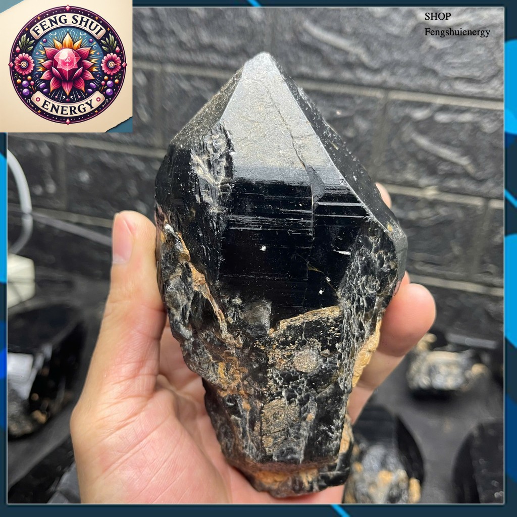 đá thạch anh đen tinh thể Morion tự nhiên nguyên bản thô (mr30 fengshuienergy
