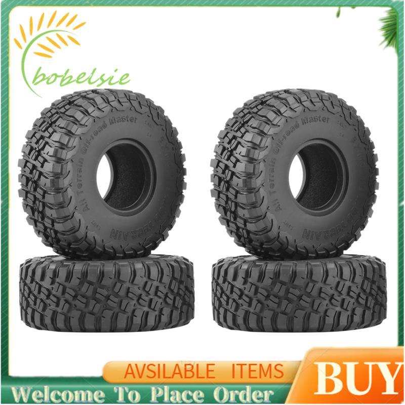 4 120MM 1.9 Lốp Cao Su Lốp Bánh Xe Cho 1 / 10 RC Xe Bánh Xích SCX10 90046 AXI03007 TRX4 D90 CC01