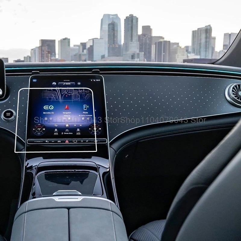 Kính Cường Lực Bảo Vệ Màn Hình Cho Xe Mercedes-Benz EQS SUV 2023 Đài Phát Thanh Ô Tô GPS Điều Hướng 