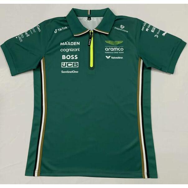 Áo polo bóng bầu dục nam thương hiệu Aston Martin 2025 chính hãng