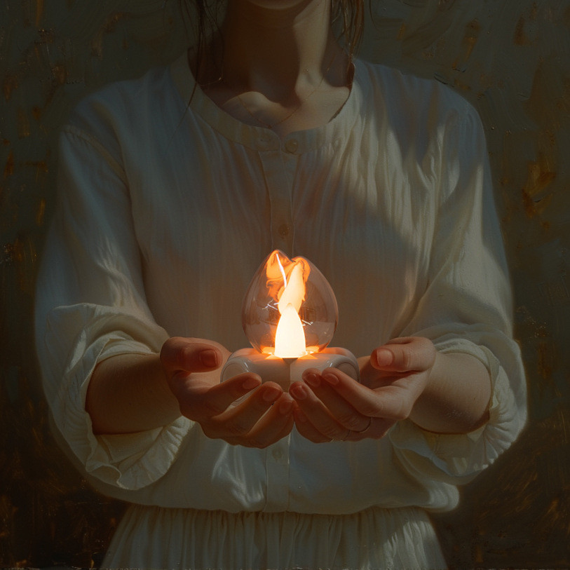 Đèn lửa Downstream Fortune với hiệu ứng ngọn lửa tự nhiên - Phù hợp làm đèn trang trí như lửa trại