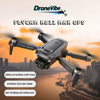 FLYCAM K811 MAX 2025 -  Brushless GPS Home Drone Máy bay không người lái Dòng ánh sáng với chướng ngại vật Máy ba