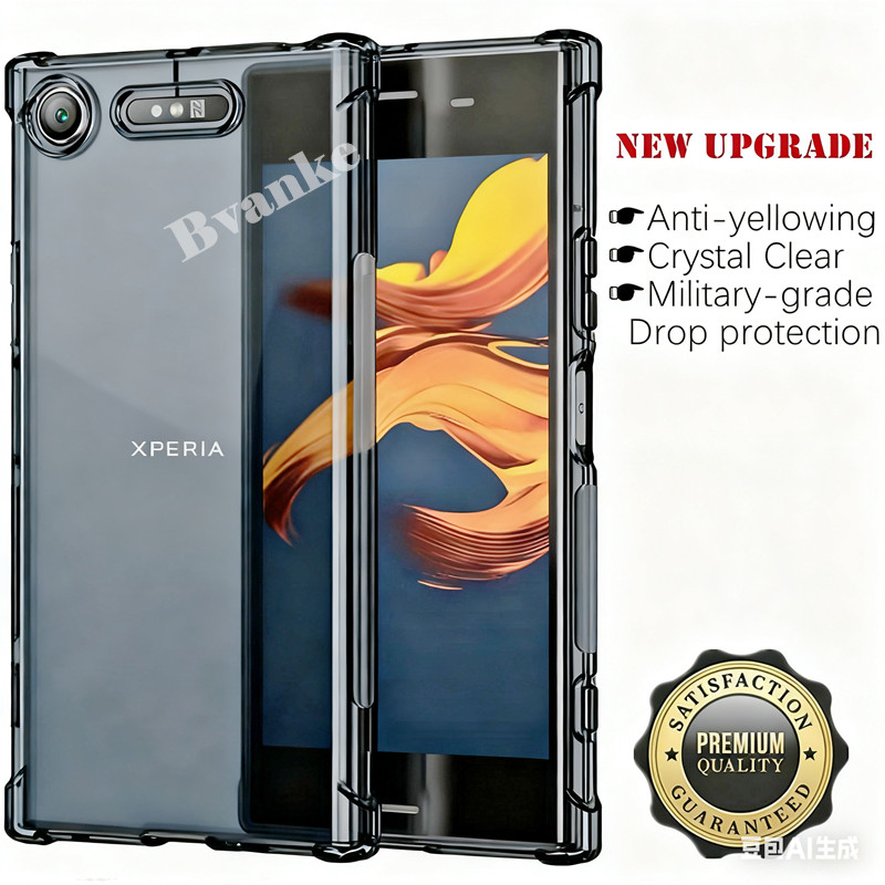 Dành Cho Sony Xperia XZ1 G8341 G8342 F8341 F8342 G8343 SOV36 SO-01K Vỏ Thạch Silicon Mềm Trong Suốt 