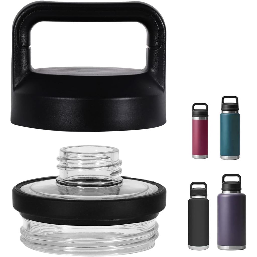 Thay thế nắp vặn cho chai YETI Rambler 18 / 26 / 36 / 46 / 64oz, Tương thích với nắp thay thế nắp YE