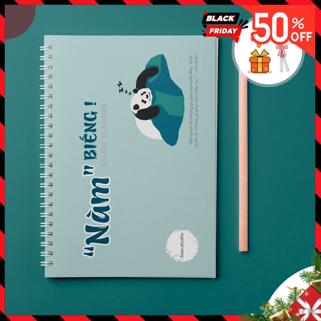 [2025 Update - Daily Planner] Sổ Tay Kế Hoạch Mục tiêu Nhật Ký Hàng Ngày Daily Planner A5