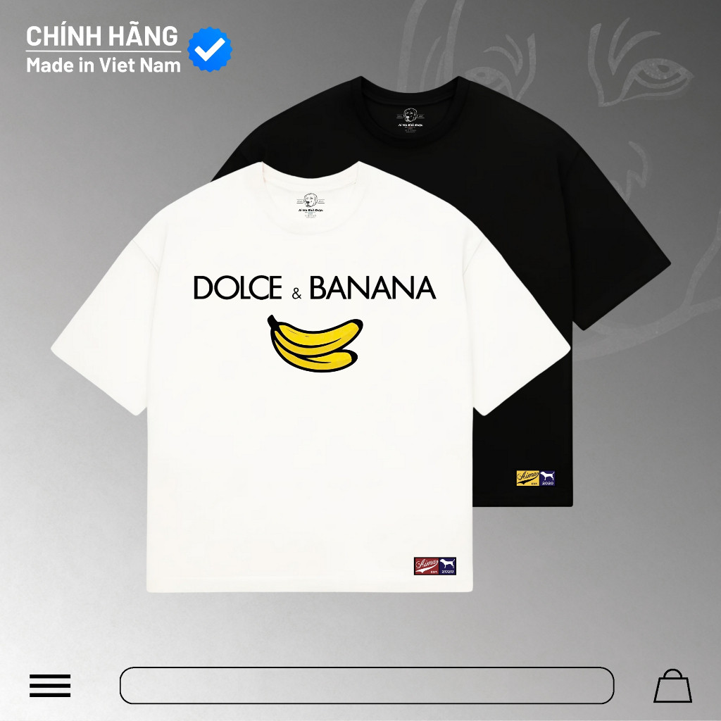 Áo Ai Mà Biết Được - Áo Thun Đôn Chề and Banana - Form Oversize Cotton 100% Unisex Nam Nữ Mùa Hè