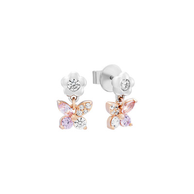 Bông tai Bạc đính đá STYLE By PNJ Bloomie ZTMXH000003