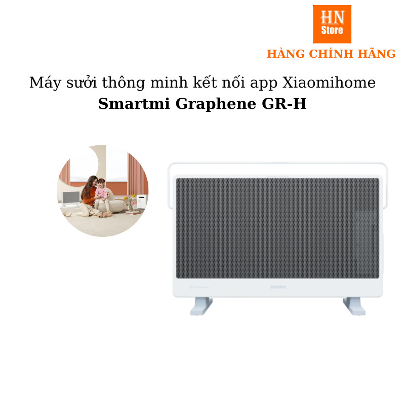 Máy sưởi thông minh Smartmi Graphene GR-H kết nối app mihome - Bảo hành 6 tháng - Shop MI HN Store