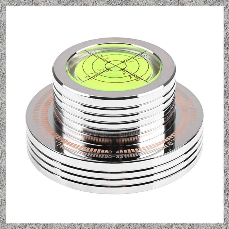 Bộ ổn định bàn xoay đĩa với 50Hz LP Vinyl Record Player Level Meter Gramphone Kẹp 7mm Spindle B