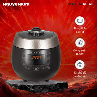  Nồi cơm điện tử áp suất Cuckoo 1.08 lít CRP-R0600F BKGBCRVNCV 