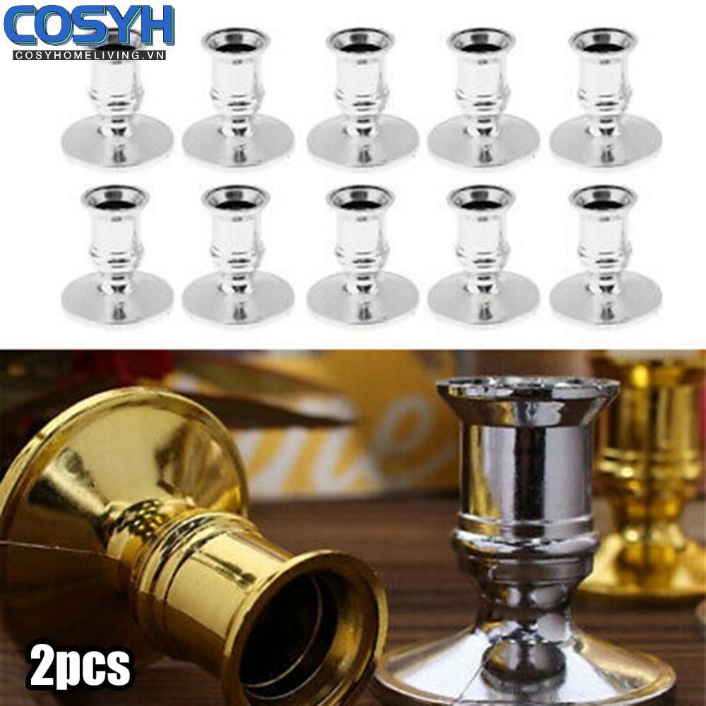 <cosyh>Candle Holders Candlestick Standard Traditional Shape Wedding&Home Decor
